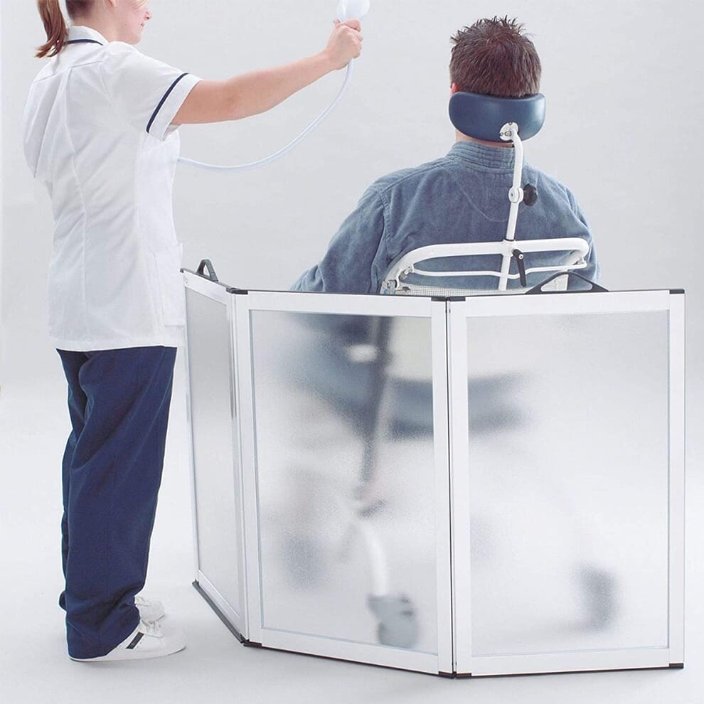 Paravent de douche portatif 3 panneaux