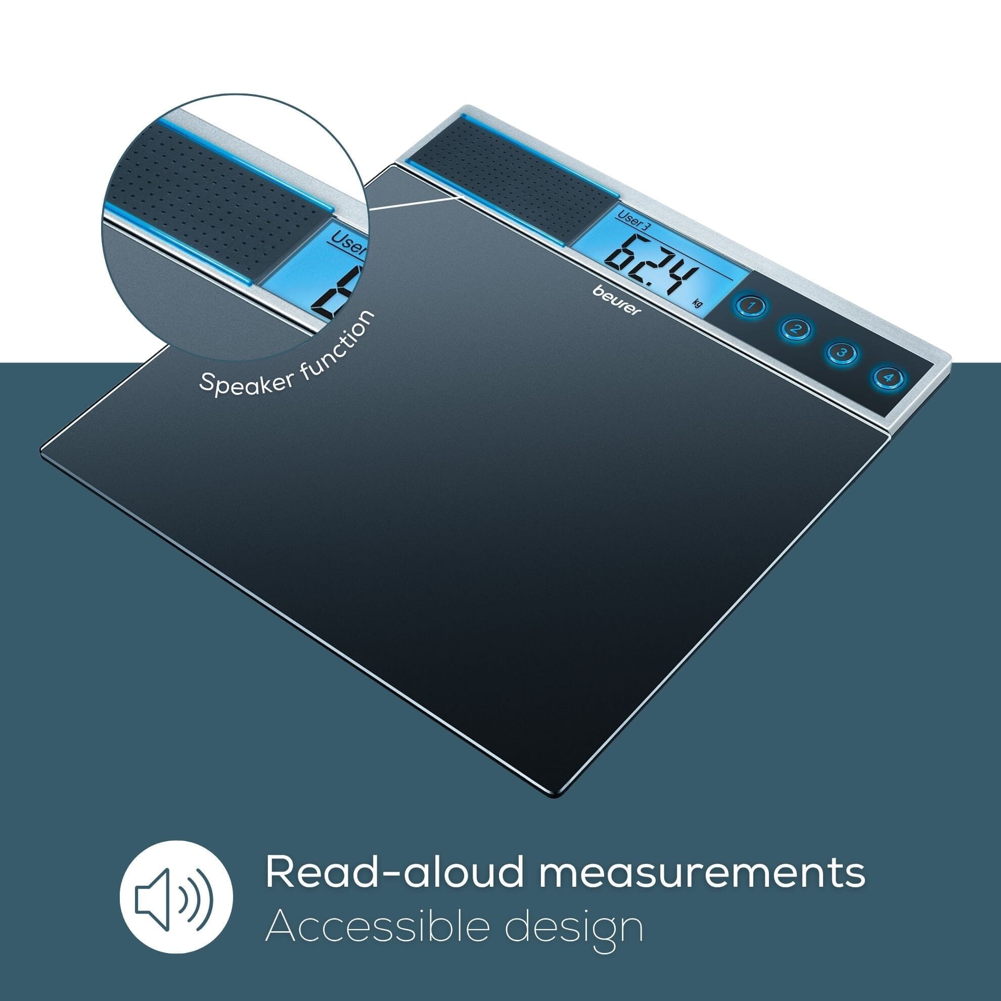 Pèse personne parlant Beurer GS39
