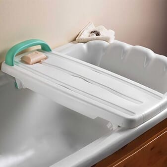 Planche de bain en plastique avec poignée
