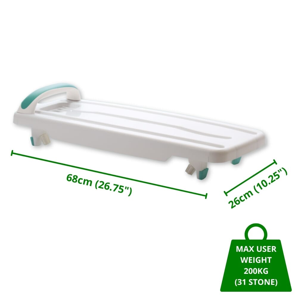 Planche de bain en plastique avec poignée