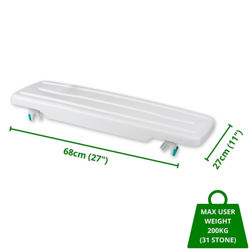 Planche de bain réglable en largeur