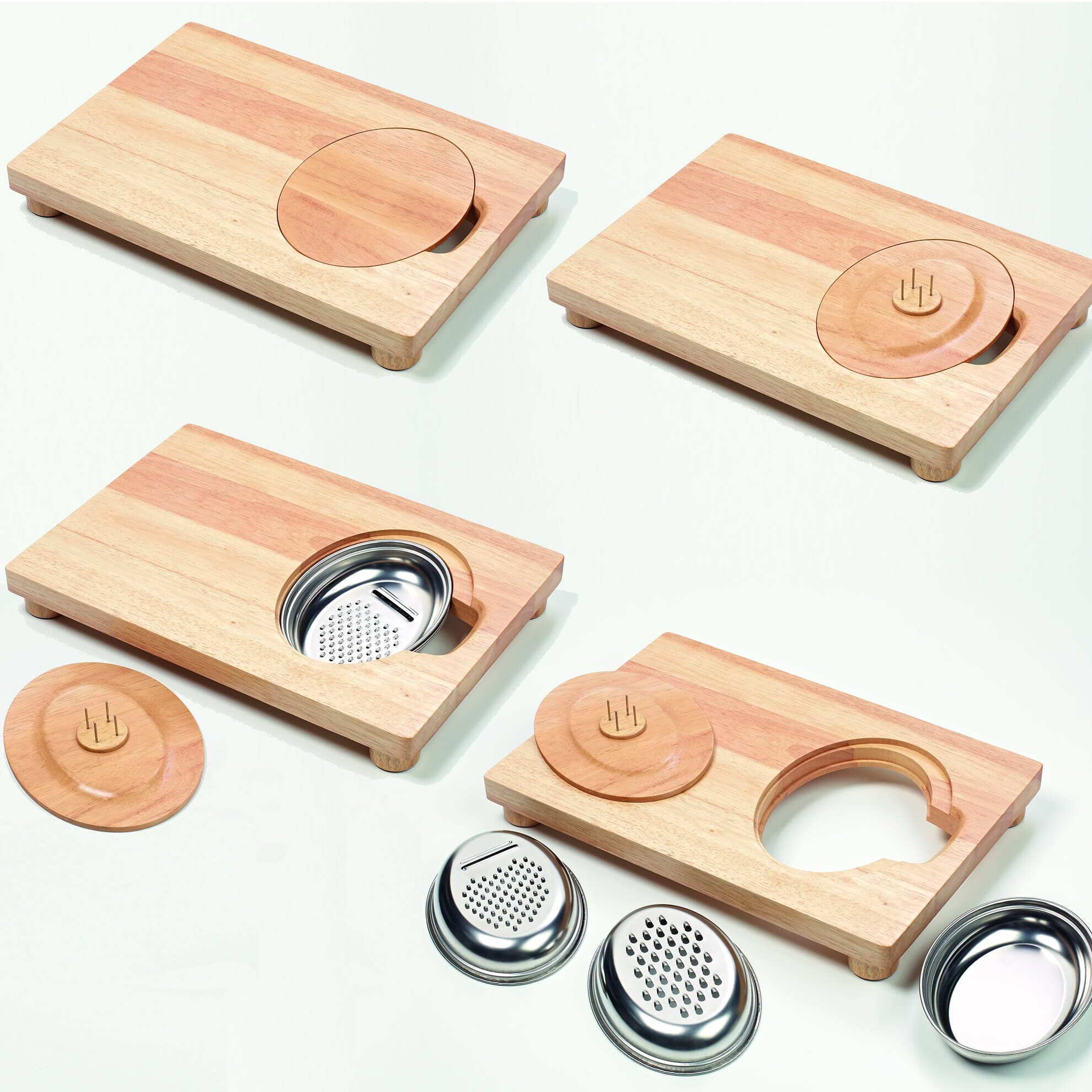 Planche de préparation des aliments multifonctionnelle