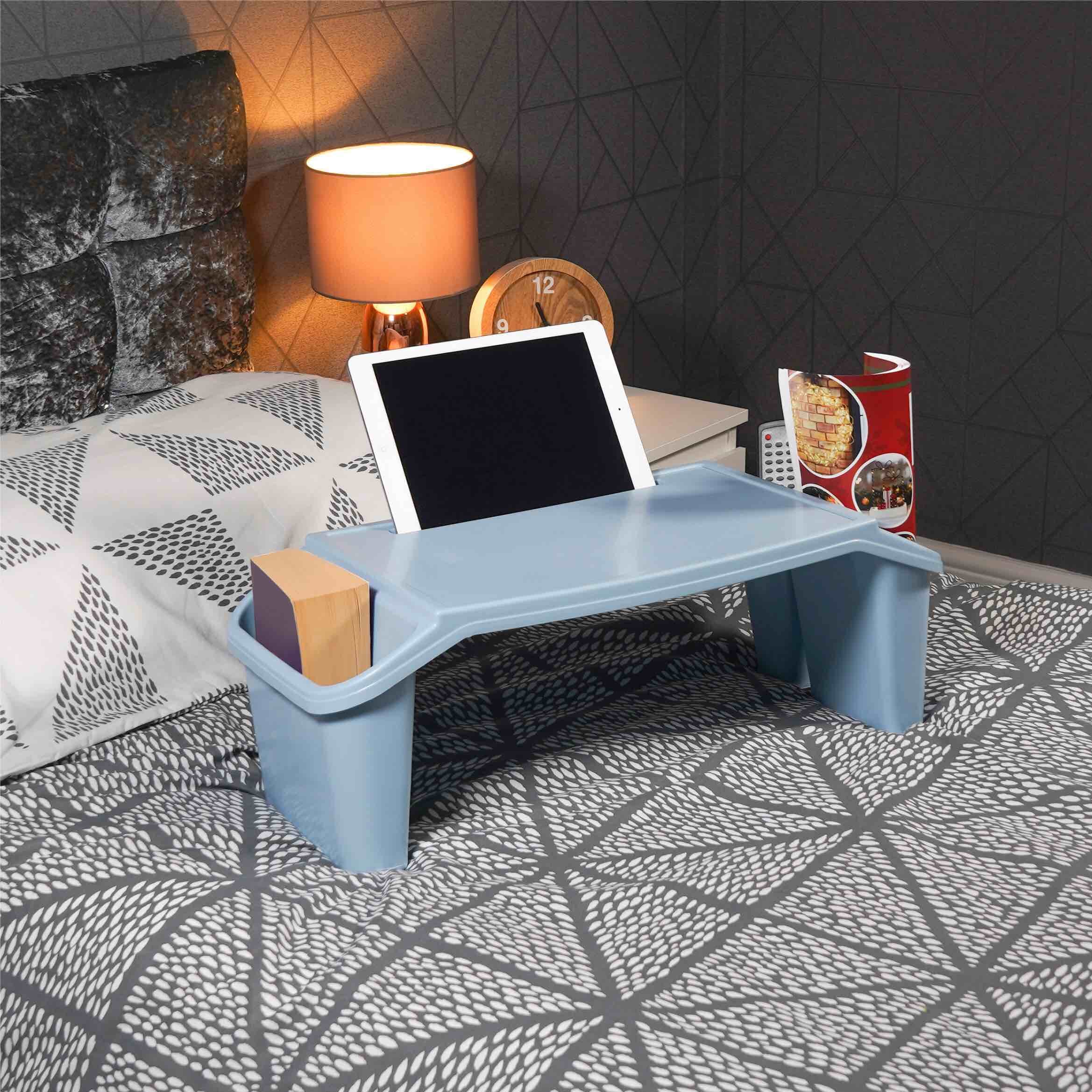 Plateau de lit avec rangement latéral