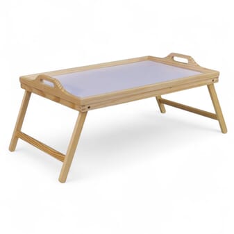 Plateau de lit pliant en bois