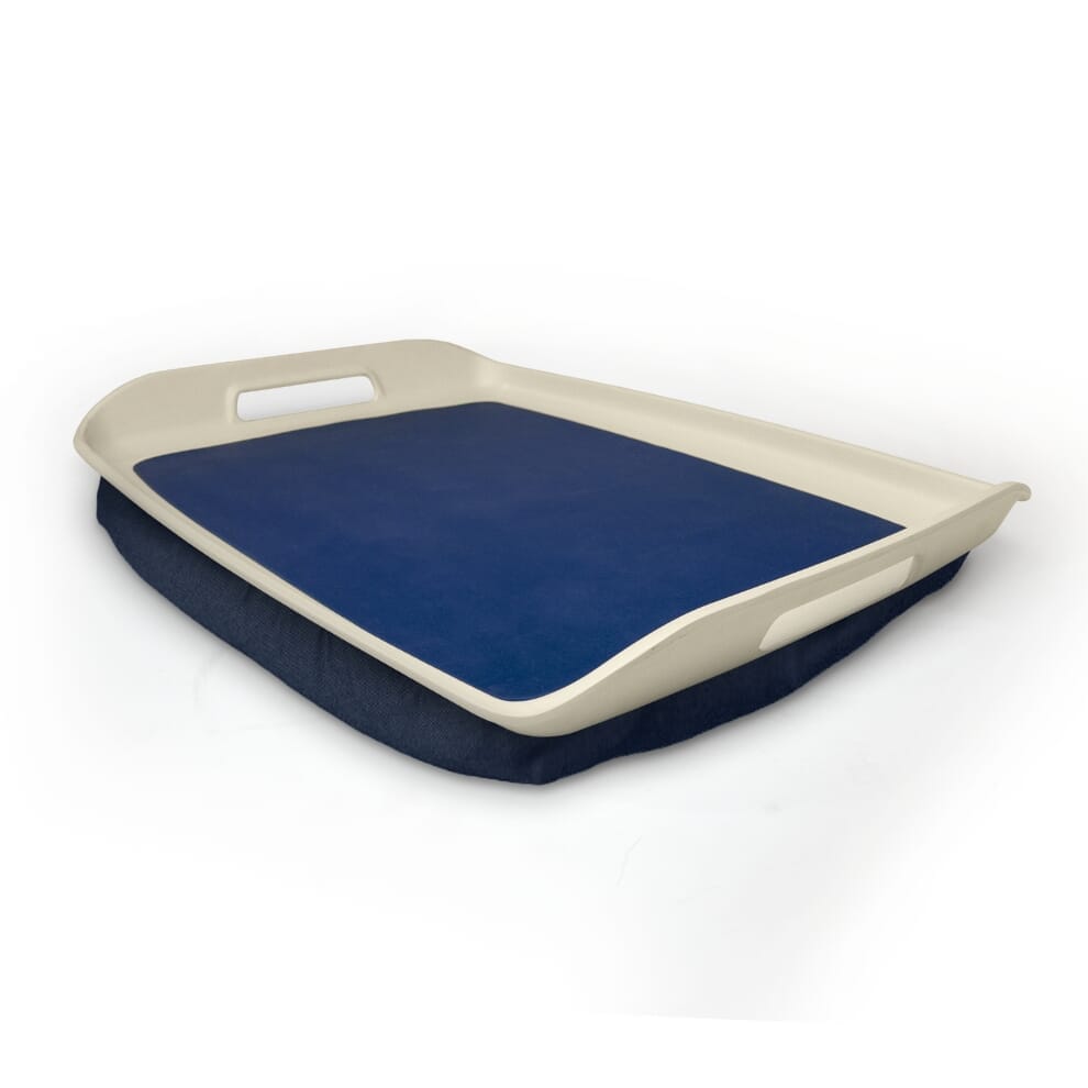 Plateau pour fauteuil roulant avec coussin stabilisateur