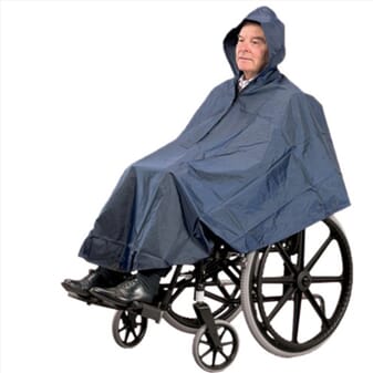 Poncho doublé pour fauteuil roulant - Homecraft