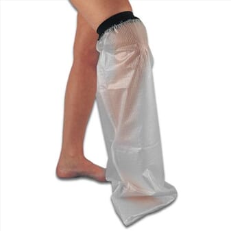 Protection plâtres et bandages - Jambe au-dessus du genou