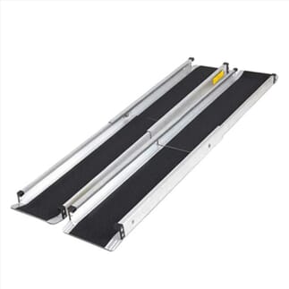 Rampes d'accès doubles télescopiques Longueur 89,5 à 151,5 cm