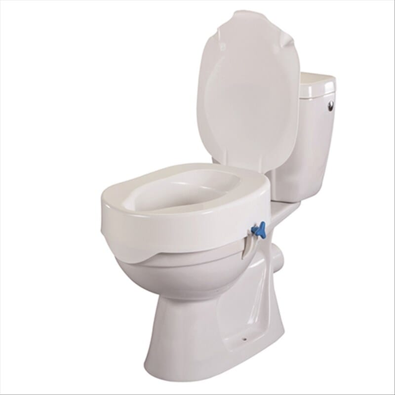 View Rehausseur de toilettes avec couvercle rabattable 10 cm information