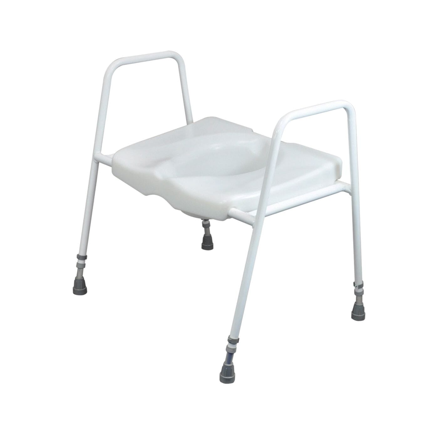 Rehausseur de toilettes bariatrique avec cadre