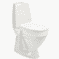 Rehausseur de toilettes My-Loo Fixe WI
