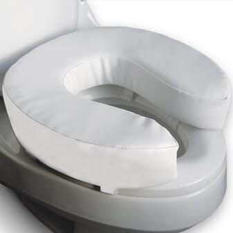 Rehausseur de toilettes rembourré - 10 cm