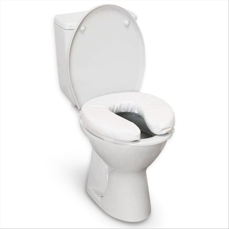View Rehausseur de toilettes rembourré 5 cm information