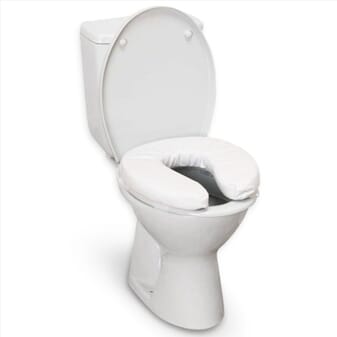 Rehausseur de toilettes rembourré - 5 cm