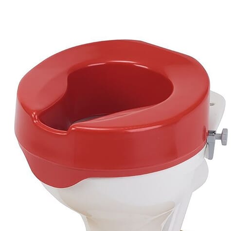Rehausseur de toilettes rouge - 10 cm