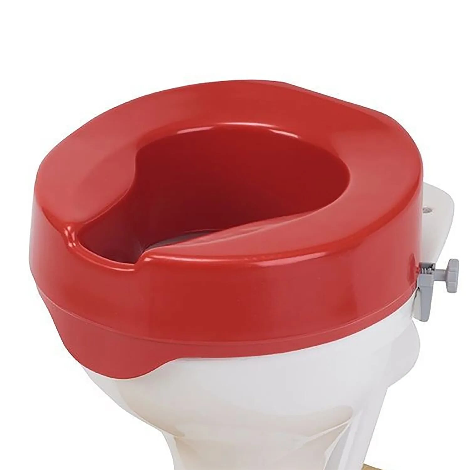 View Rehausseur de toilettes rouge Hauteur 10 cm information