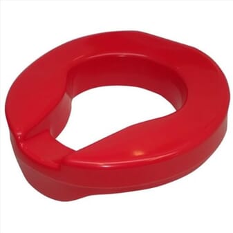 Rehausseur de toilettes rouge - 5 cm