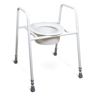 Rehausseur de toilettes sur cadre