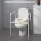 Rehausseur de toilettes sur cadre