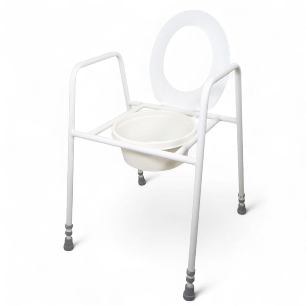 Rehausseur de toilettes sur cadre