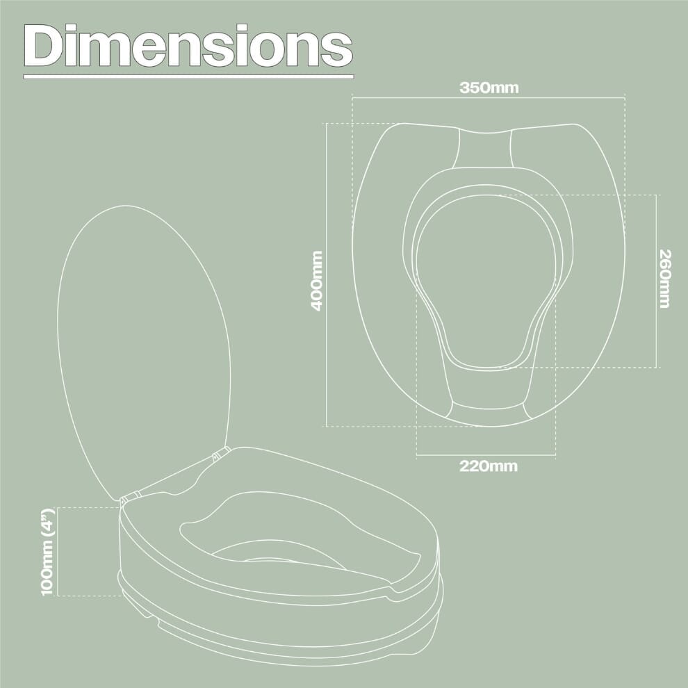 Rehausseur WC rembourré
