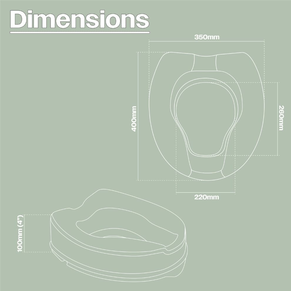 Rehausseur WC rembourré