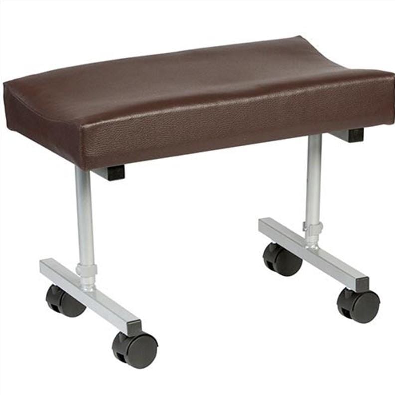Repose-jambes réglable en hauteur avec roulettes