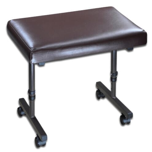 Repose-pieds ajustable à roulettes