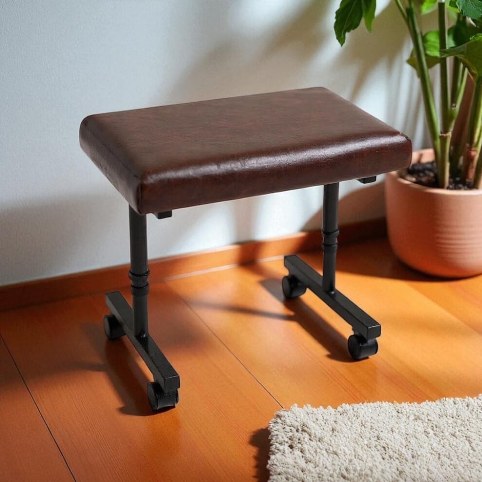 Repose-pieds ajustable à roulettes