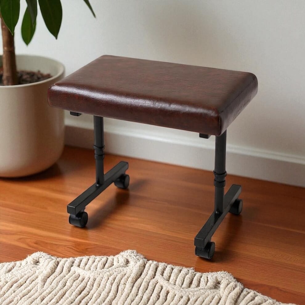 Repose-pieds ajustable à roulettes