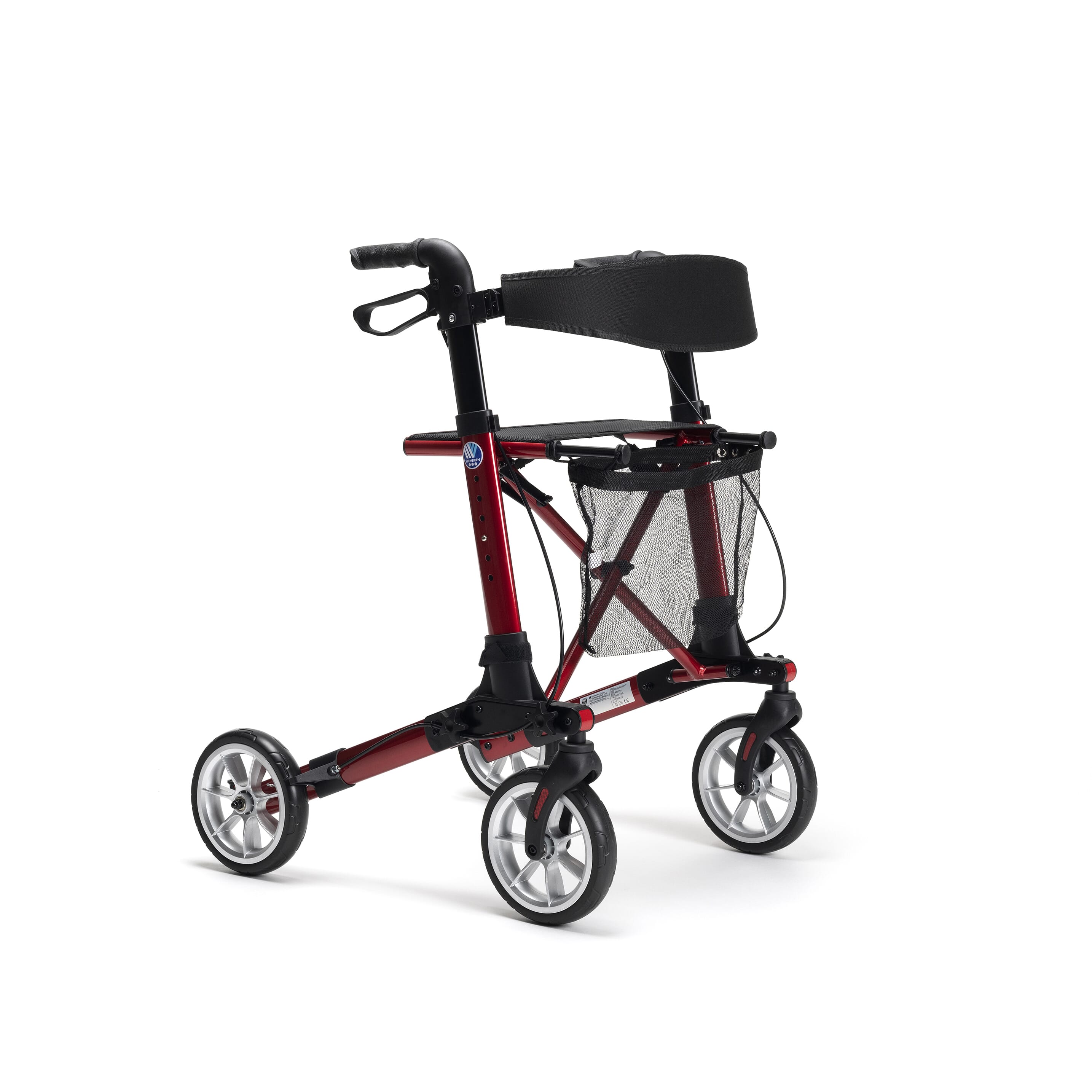 Rollator 4 roues Quadri Light - Rouge
