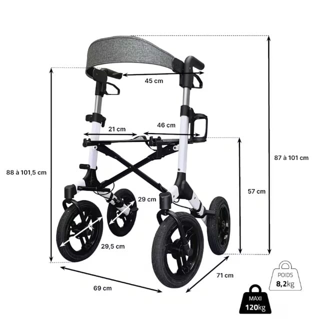Rollator 4x4