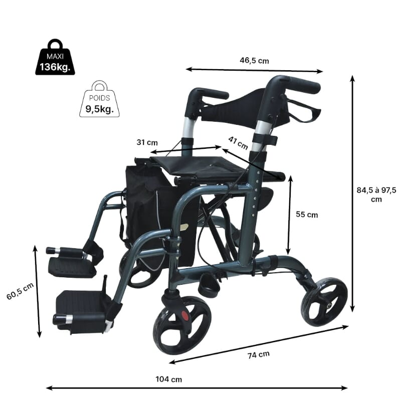Rollator de transfert Neo Global
