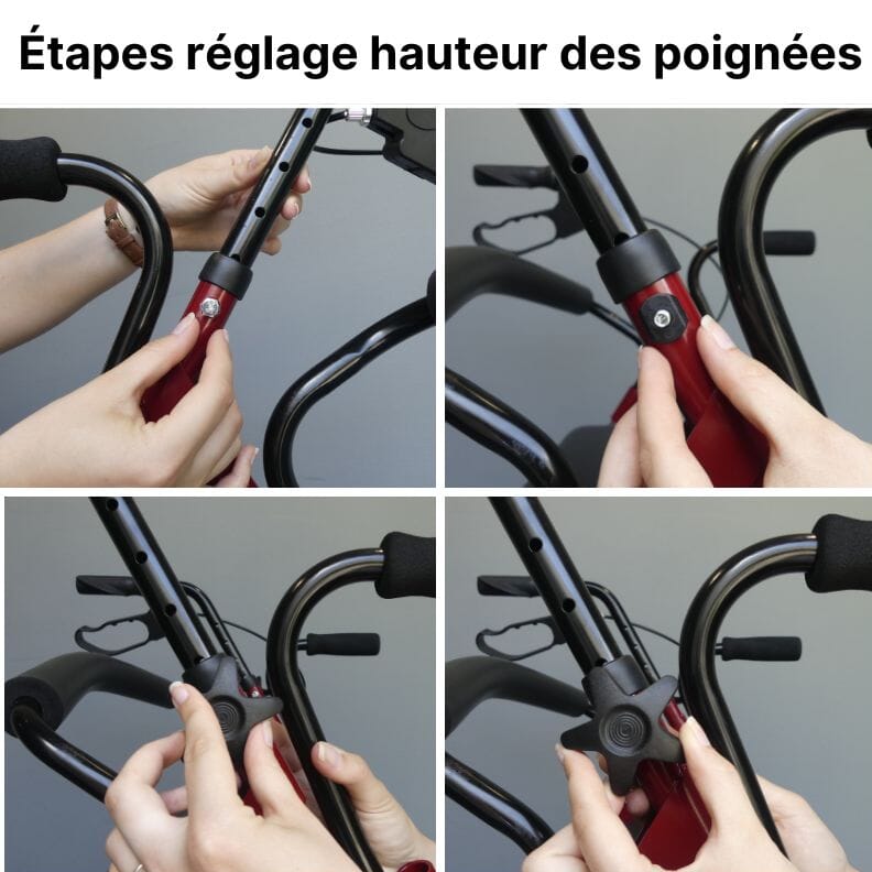 Rollator fauteuil de transfert Premio