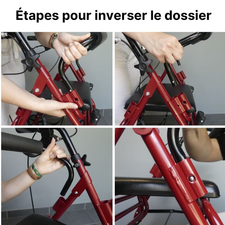 Rollator fauteuil de transfert Premio