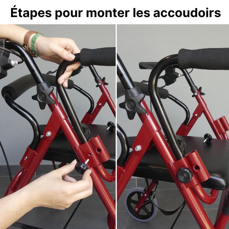 Rollator fauteuil de transfert Premio