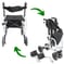 Rollator/Fauteuil Deluxe avec siège