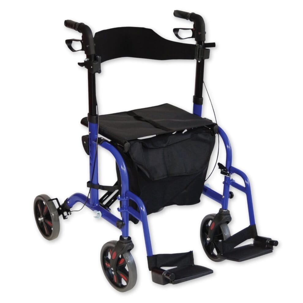 Rollator/Fauteuil Deluxe avec siège