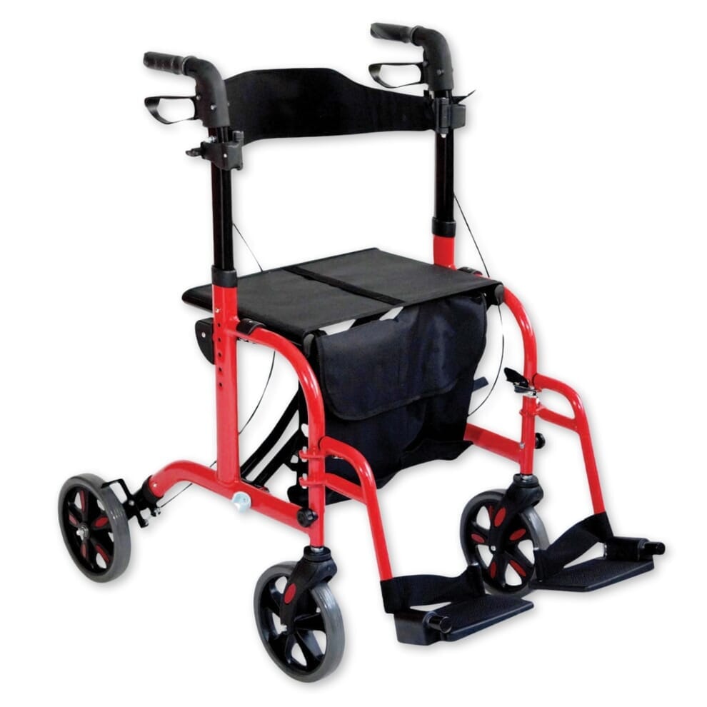 Rollator/Fauteuil Deluxe avec siège