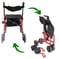 Rollator/Fauteuil Deluxe avec siège