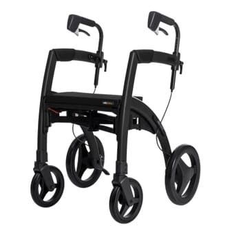 Rollz Motion - rollator et chaise roulante - Noir