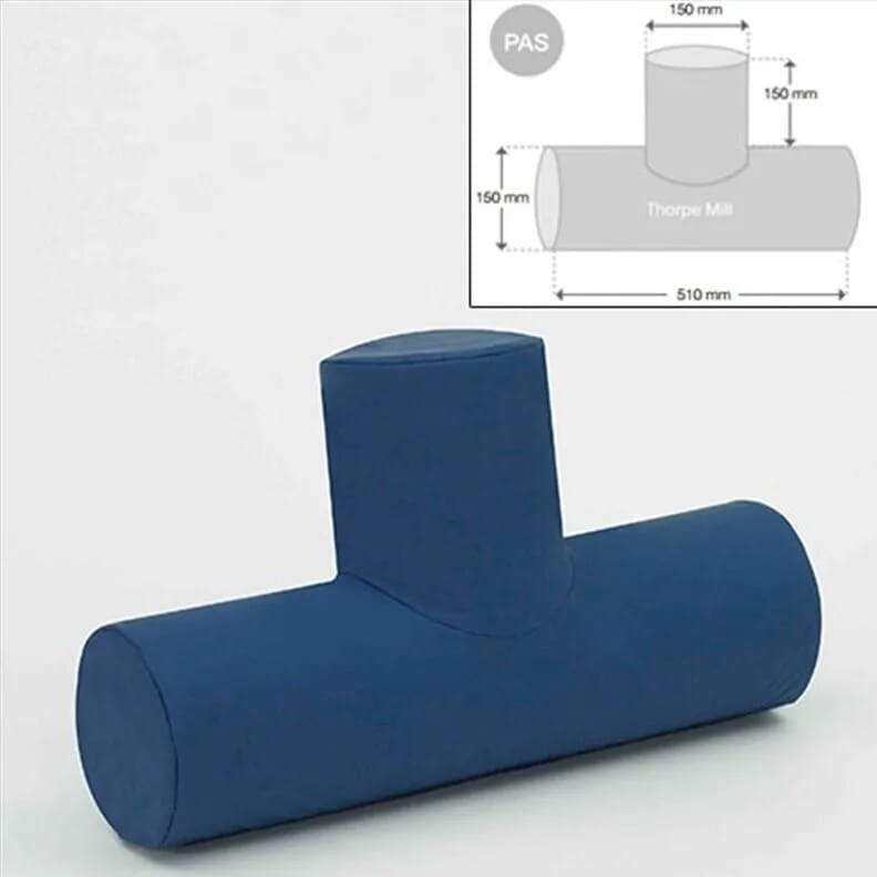 Rouleau de positionnement avec section en T