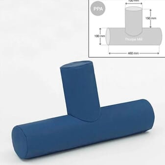 Rouleau de positionnement avec section en T