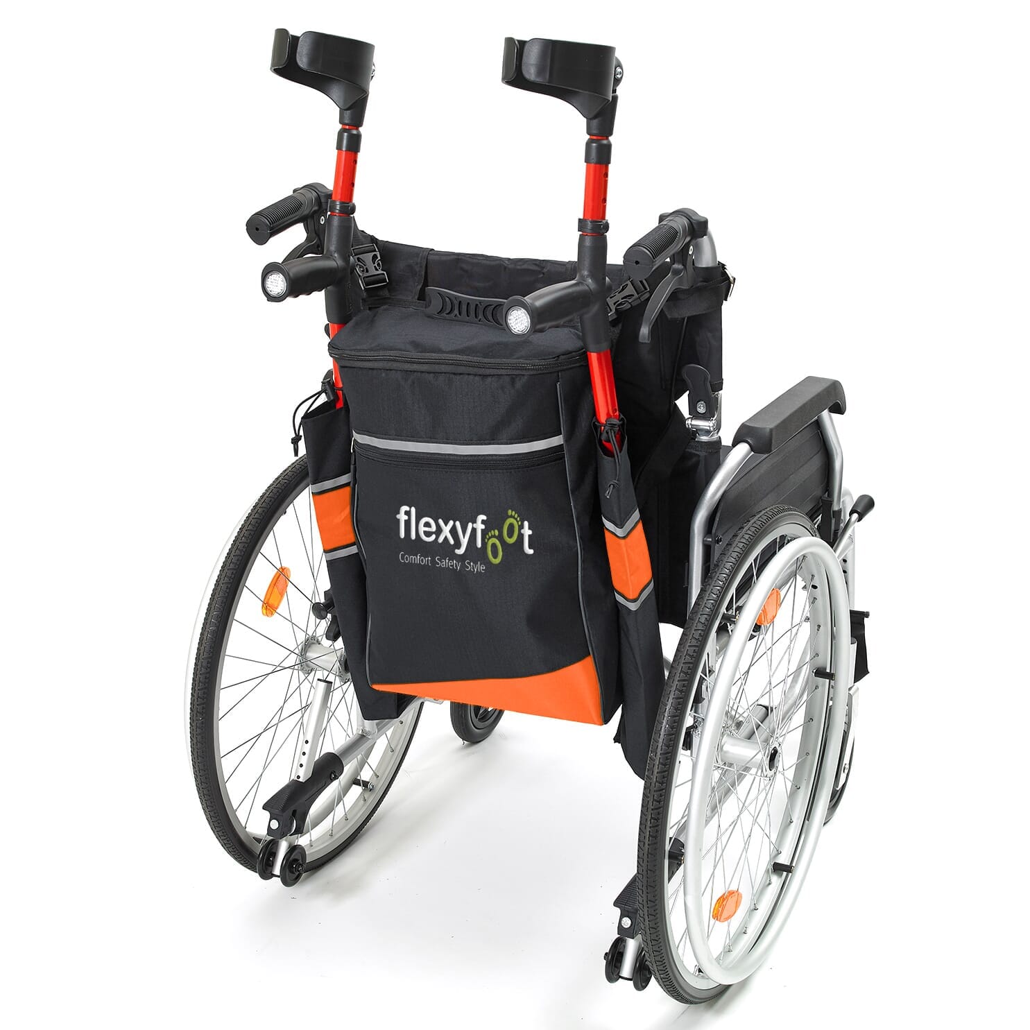 Sac à béquilles Flexyfoot pour fauteuil roulant
