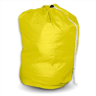 Sac à linge sale avec cordon - Jaune