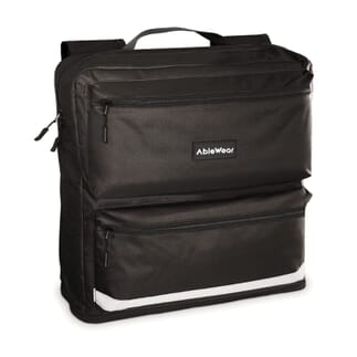 Sac extensible pour scooter de mobilité Noir