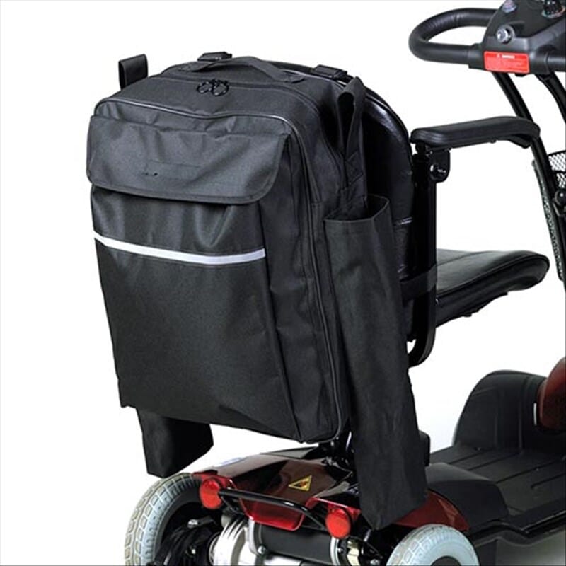 View Sac pour fauteuil roulant avec pochette pour béquille information