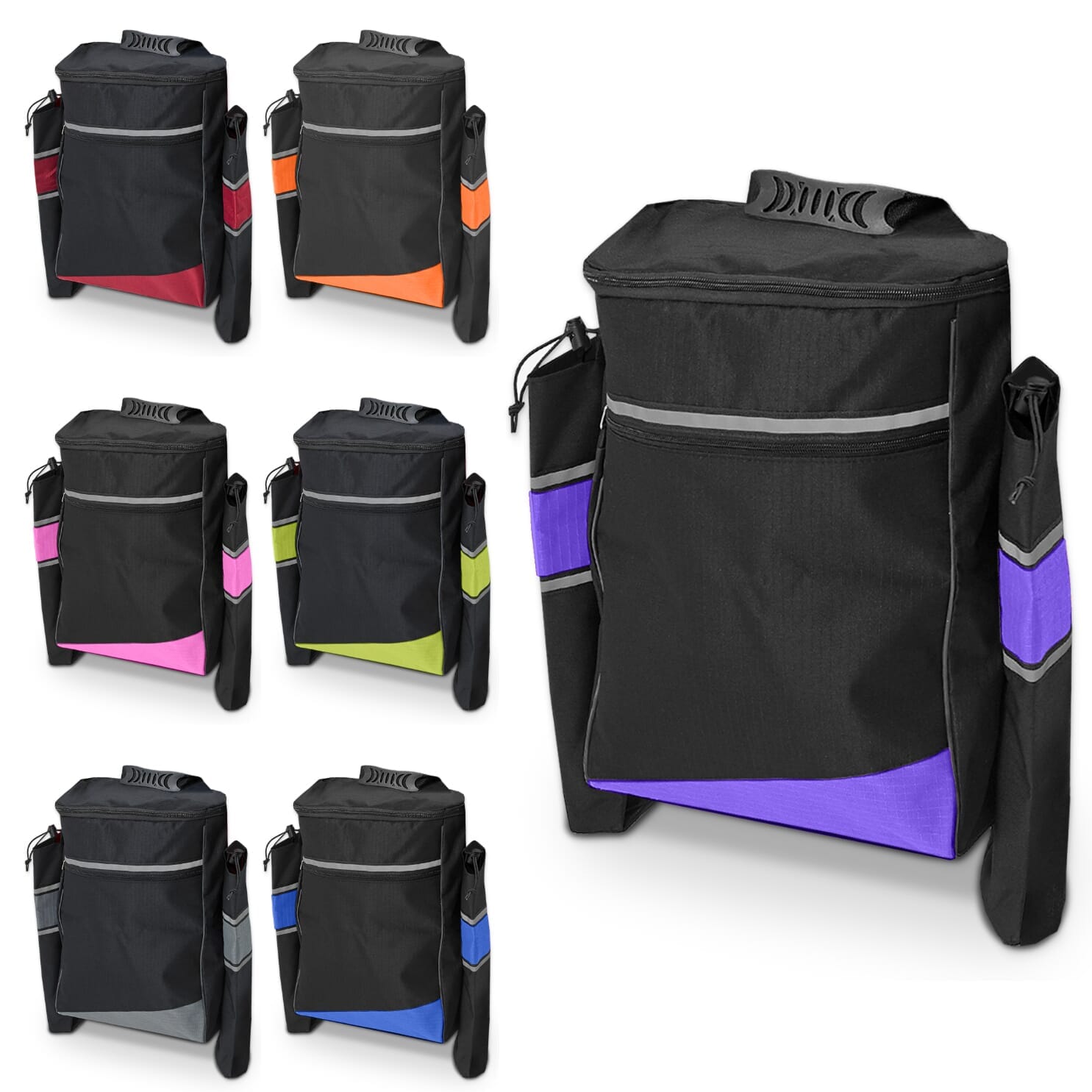 Sac pour fauteuil roulant avec porte-béquilles - Biscay