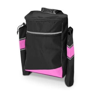 Sac pour fauteuil roulant avec porte-béquilles - Biscay Rose