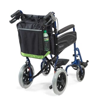 Sac pour scooter et fauteuil roulant Noir/vert